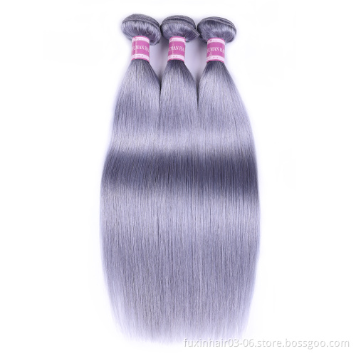 Remy Brazilian Hair WEAVING Machine Grey 10a Grade Human Hair Malaysian 100% Unprocessed Virgin Human Hair 1 Piece 6A 7A 8A 9A